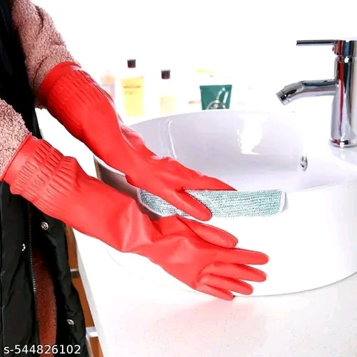 Premium Silicone Kitchen Cleaning Gloves – Heat Resistant, Reusable & Multi-Purpose