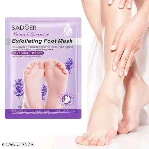 Exfoliating Foot Peel Mask – Removes Dead Skin & Softens Cracked Heels