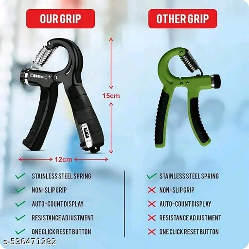 Countable Hand Gripper – Finger, Wrist & Forearm Exerciser