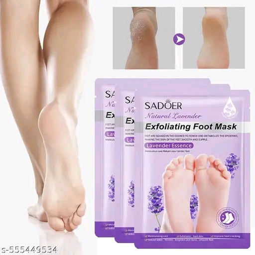 Exfoliating Foot Peel Mask – Removes Dead Skin & Softens Cracked Heels